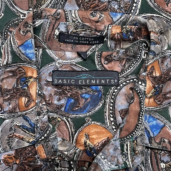 Vintage 1990s Equestrian Button Down - Picture 6 of 6